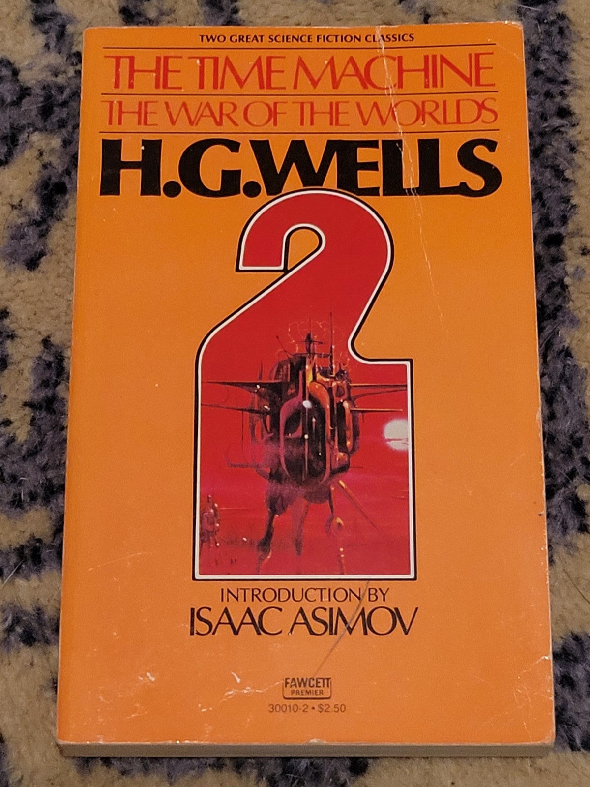 The Time Machine & The War of the Worlds by H.G. Wells, Fawcett Premier, 1983