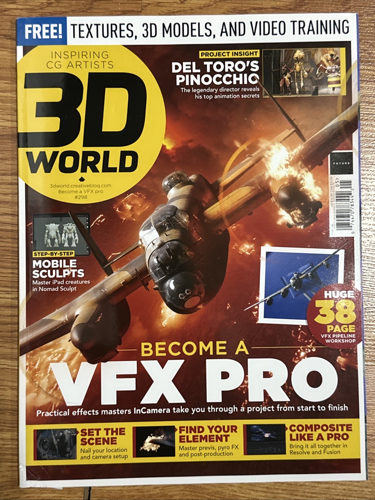 3D WORLD MAGAZINE ISSUE 298 2023 BECOME VFX PRO