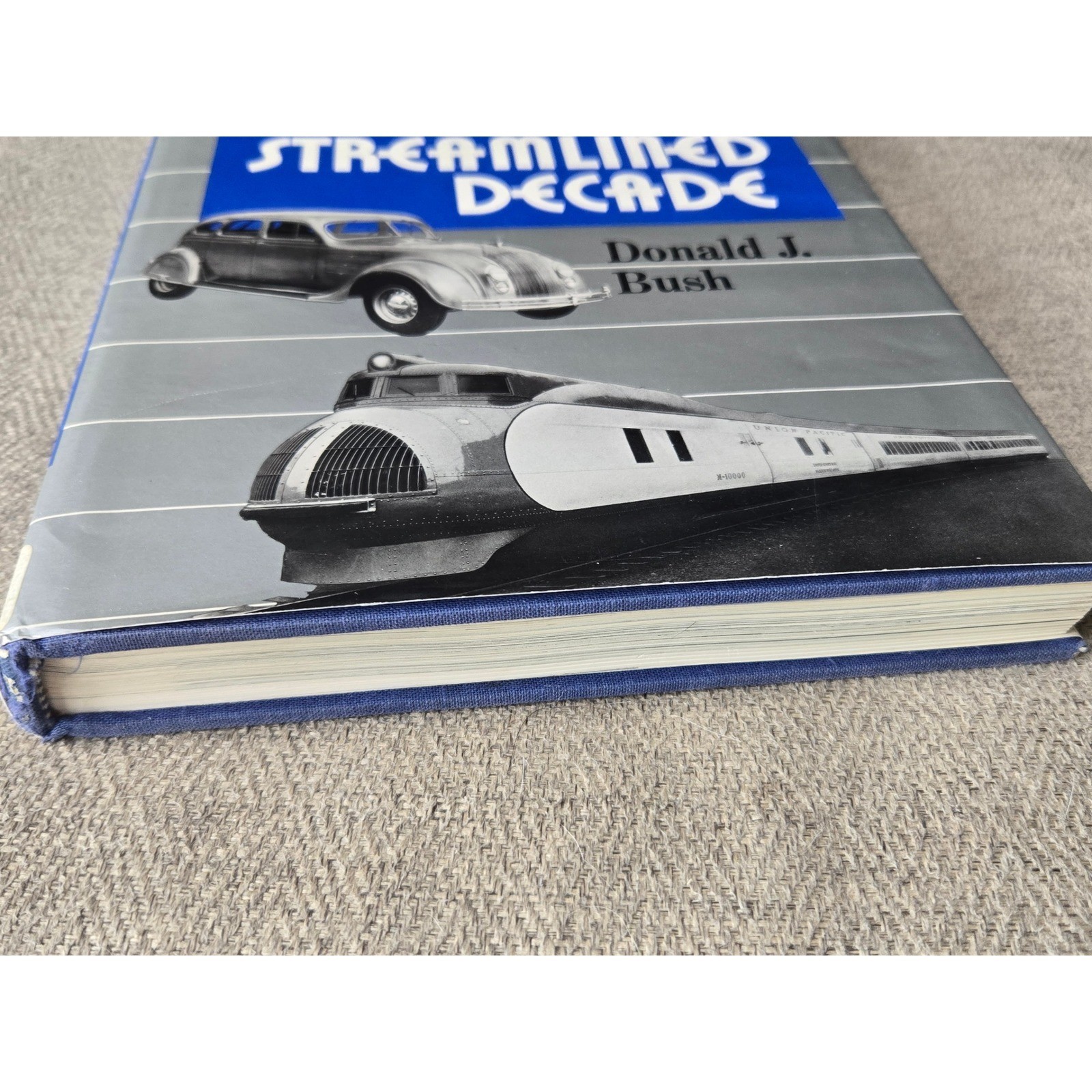 George Braziller The Streamlined Decade Donald J Bush Blue Hardcover Book