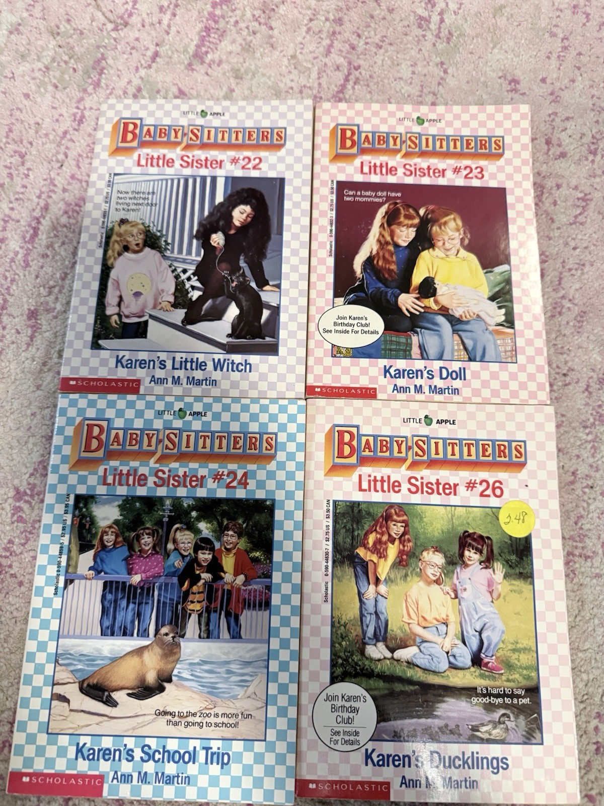 Lot of 29 Babysitters Little Sister Books, Little Apple Scholastic – No Repeats