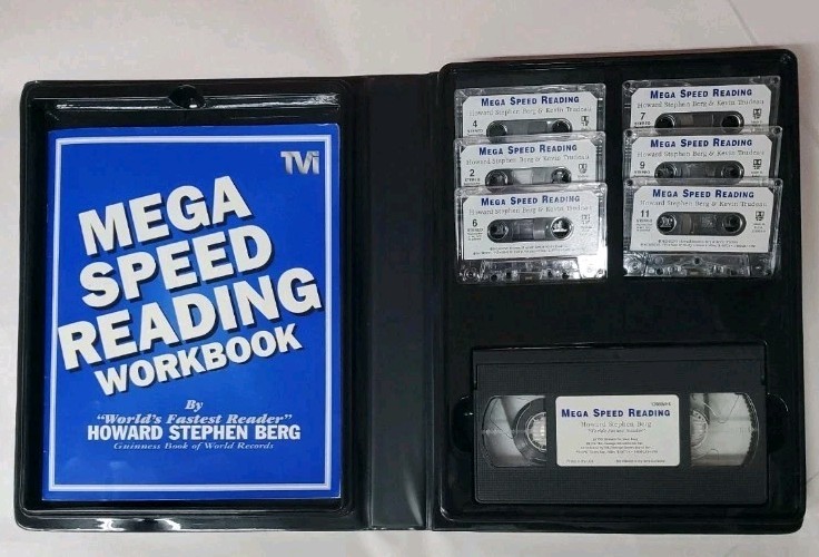 MEGA SPEED READING By Howard Stephen Berg & Kevin Trudeau