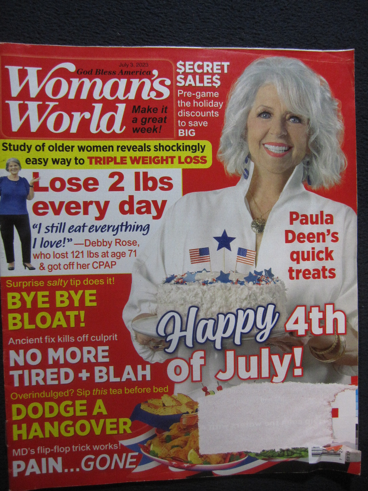 Woman’s World July 3 2023 Lose 2 Lbs Every Day