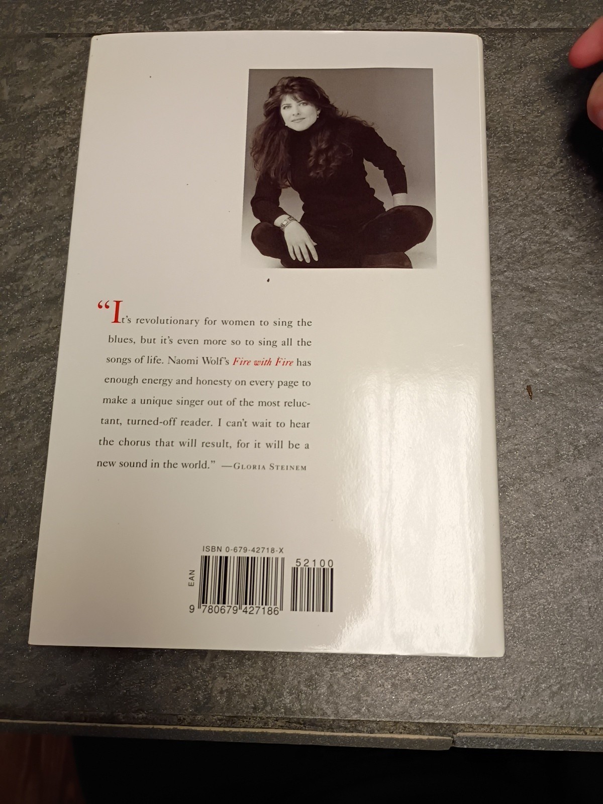 Fire with Fire – Naomi Wolf (Hardcover, Library Discard)