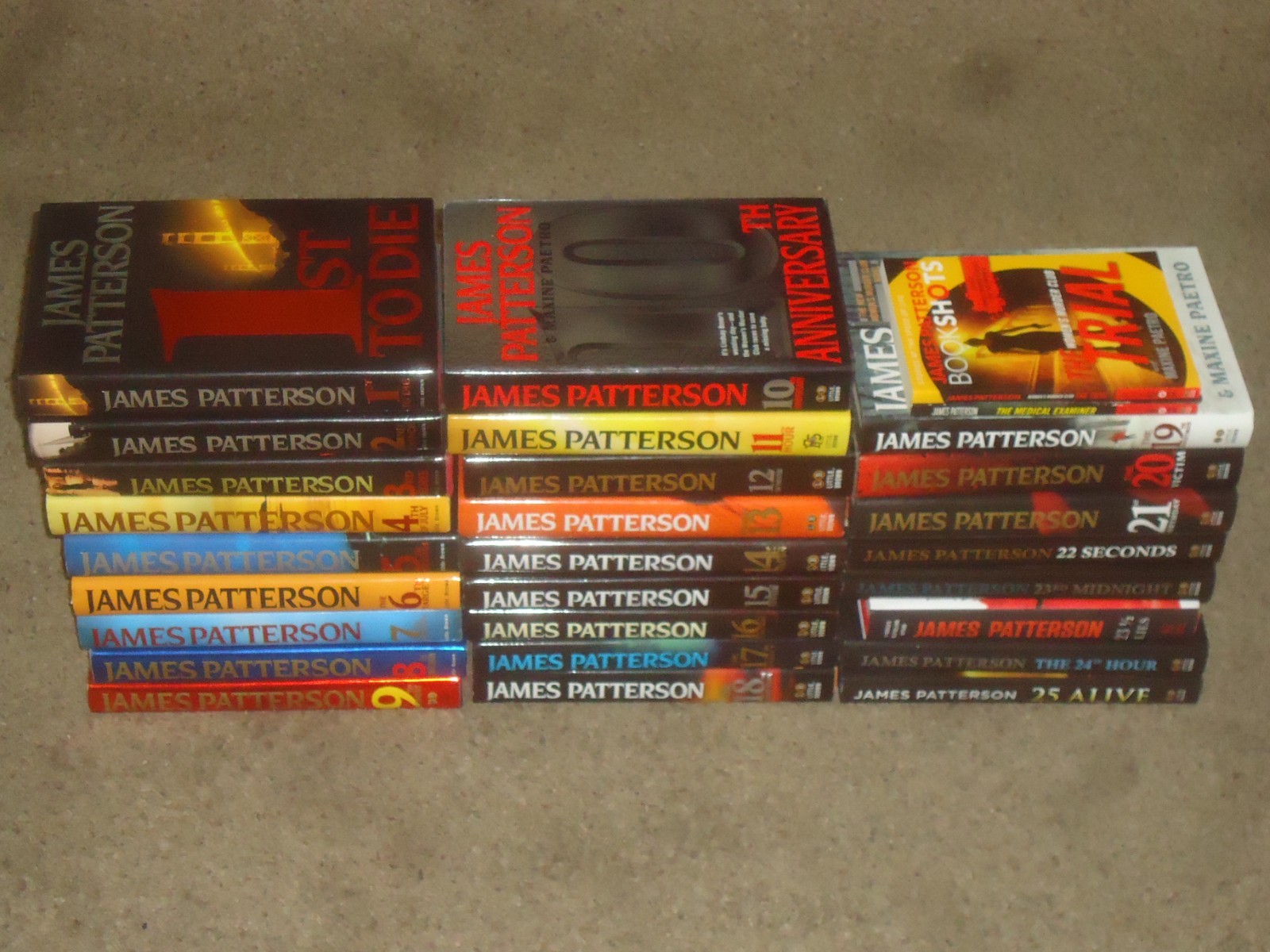 Lot 1-25 Women’s Murder Club James Patterson Hardcover Novels 2 Novellas Paperba