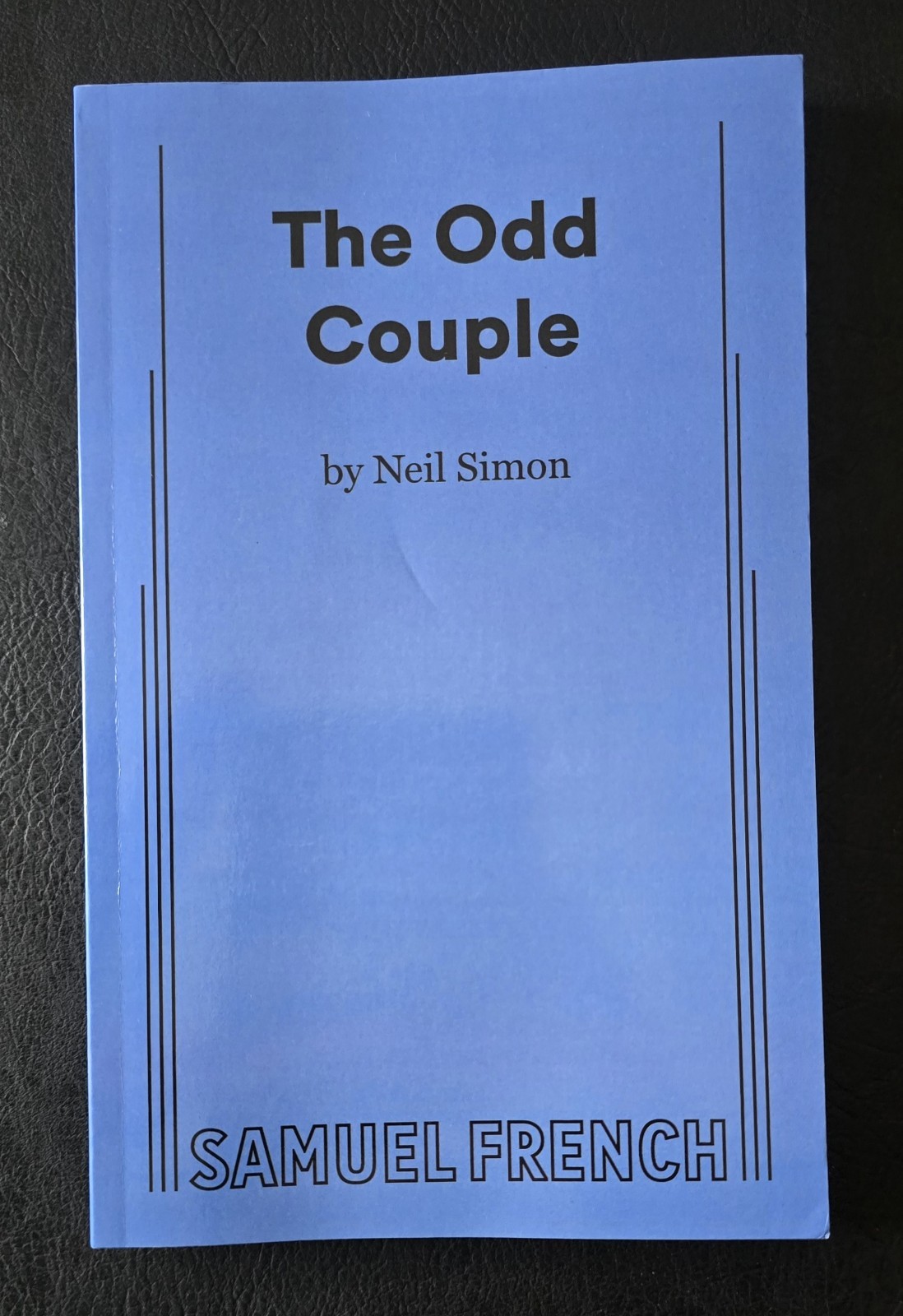The Odd Couple: A Comedy in Three Acts – Paperback By Simon, Neil – GOOD