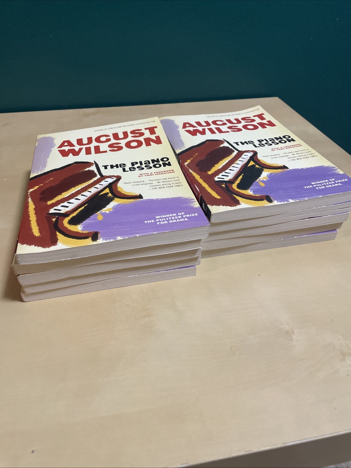The Piano Lesson by August Wilson – Bulk Lot of 10 Books (Teacher/Classroom Set)