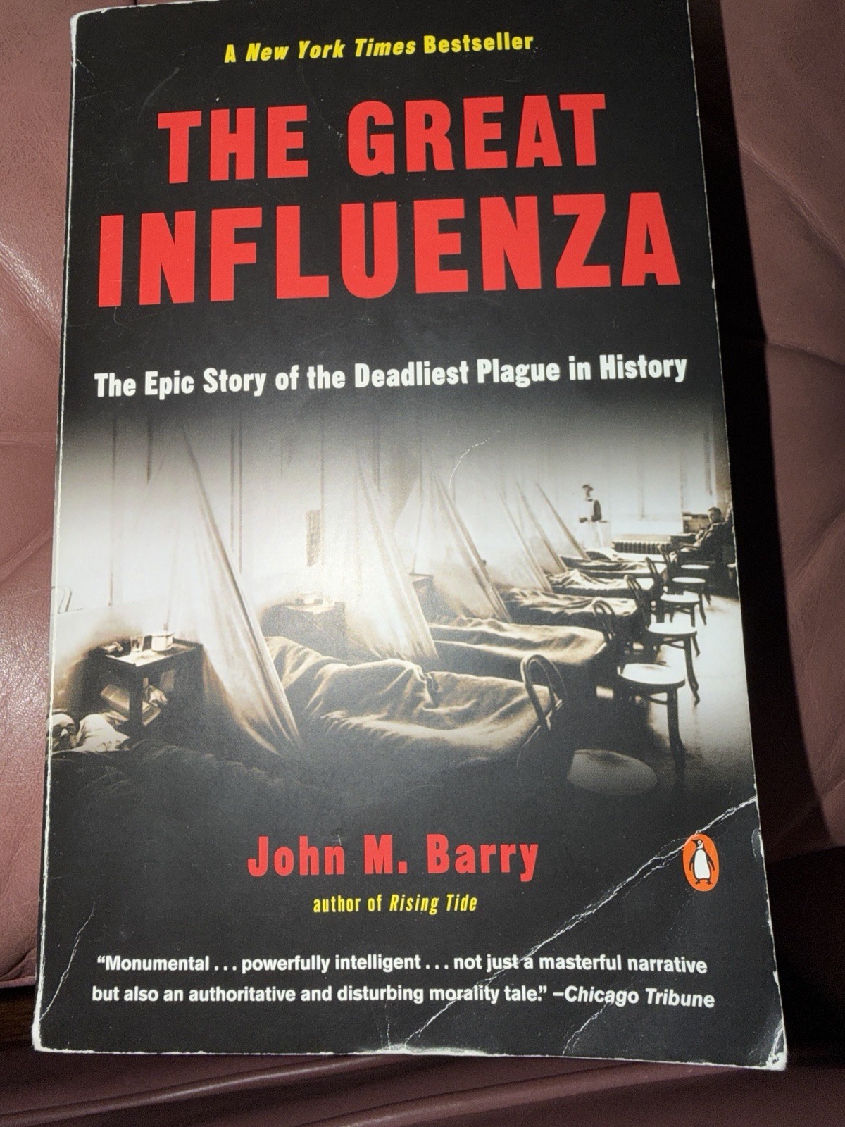 The Great Influenza by John M. Barry Paperback NYT Bestseller 1918 Flu History