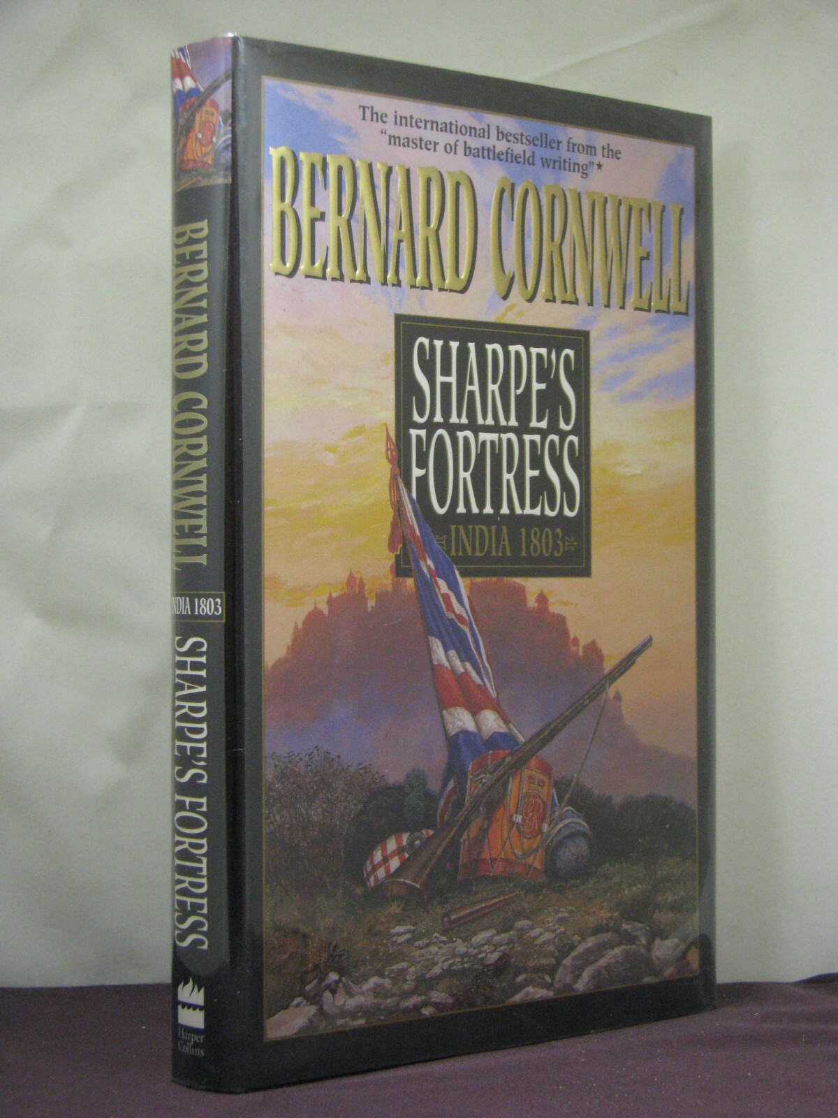 1st US, Sharpe 3: Sharpe’s Fortress (India 1803) by Bernard Cornwell (2000,HB)