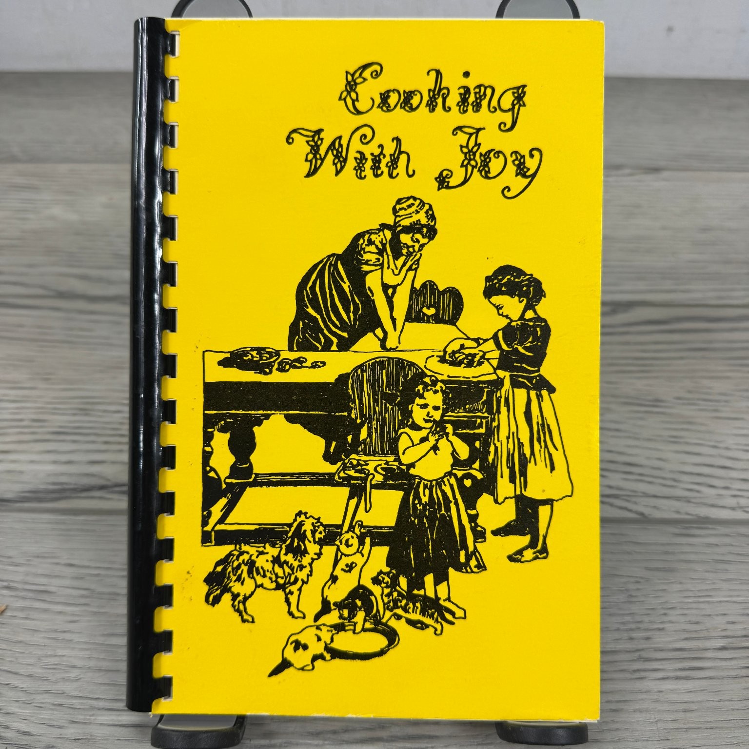 Cooking With Joy 1985 Morris Press Cookbook Spiral Bound Recipes