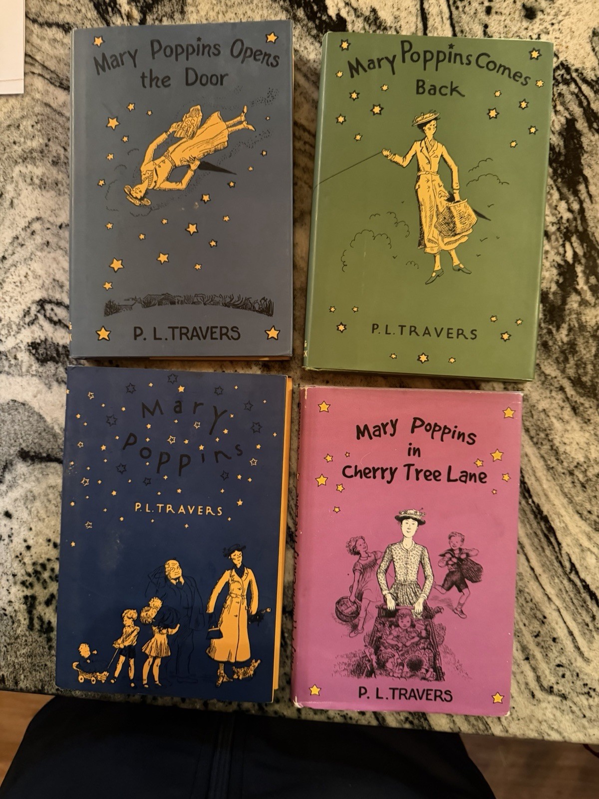 Mary Poppins 4 Book Collection Hardcover Disney Classics