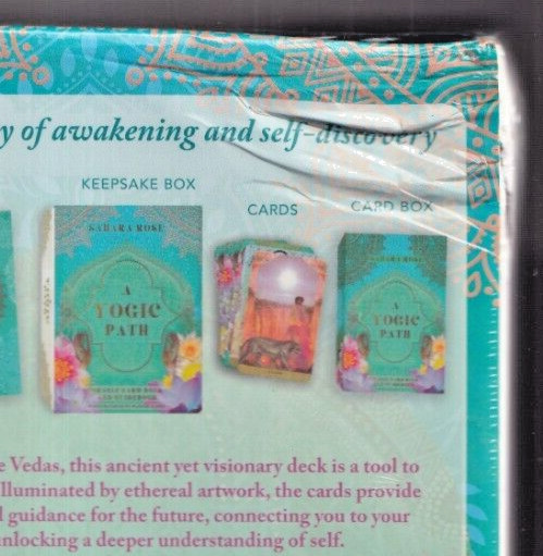 A YOGIC PATH CARD DECK AND GUIDEBOOK (Box Set) by Sahara Rose (2019){M4}