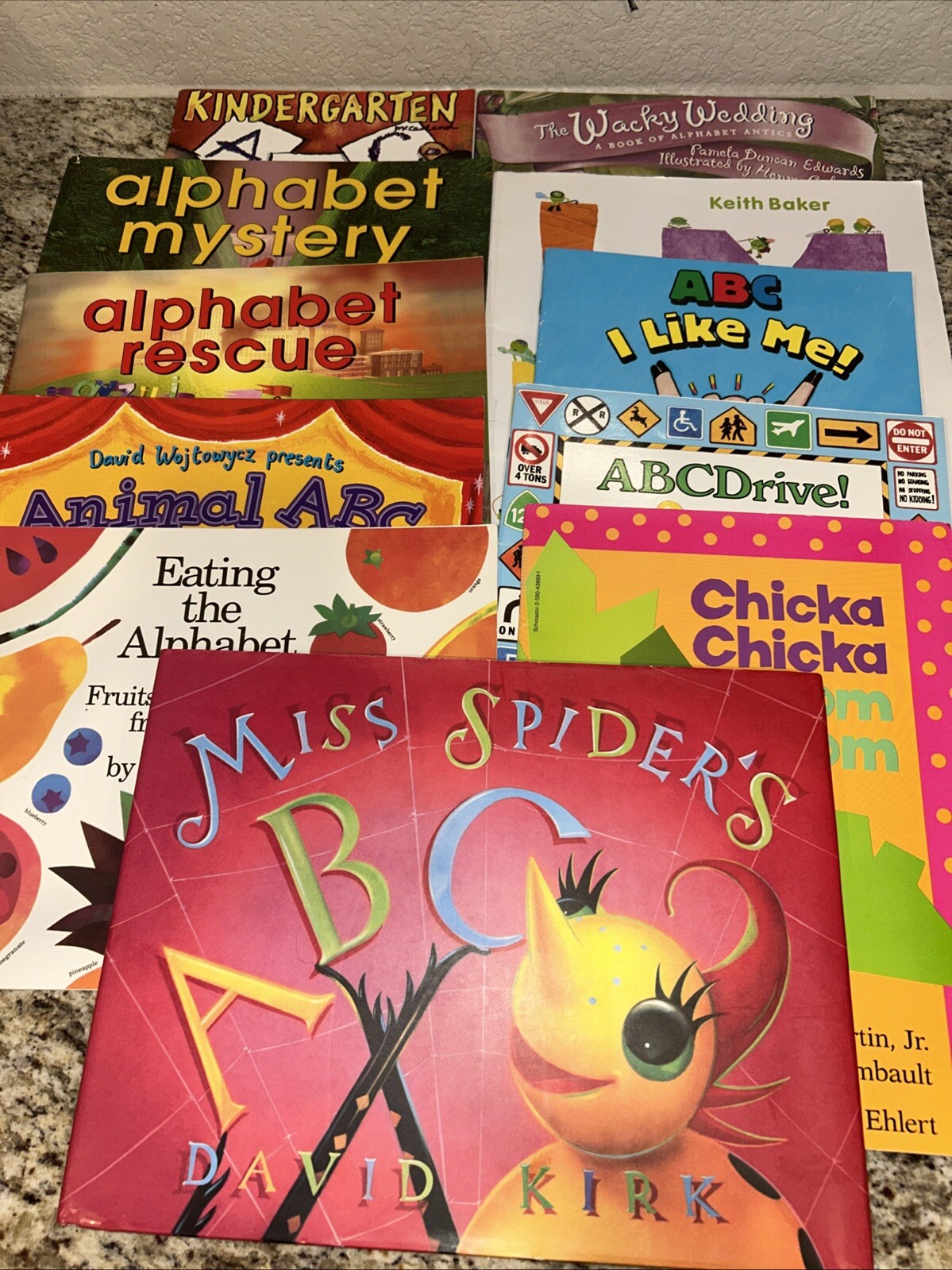 Lot Of 11 ABC Alphabet Books Teacher Classroom Library Classic Kids Favorites