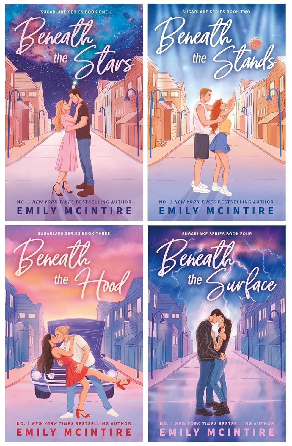 Sugarlake Series (Book 1-4) Collection 4 Books Set By Emily Mcintire(Beneath…