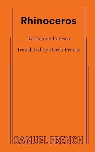 Rhinoceros: A Play in Three Acts – Paperback, by Eugene Ionesco – Very Good