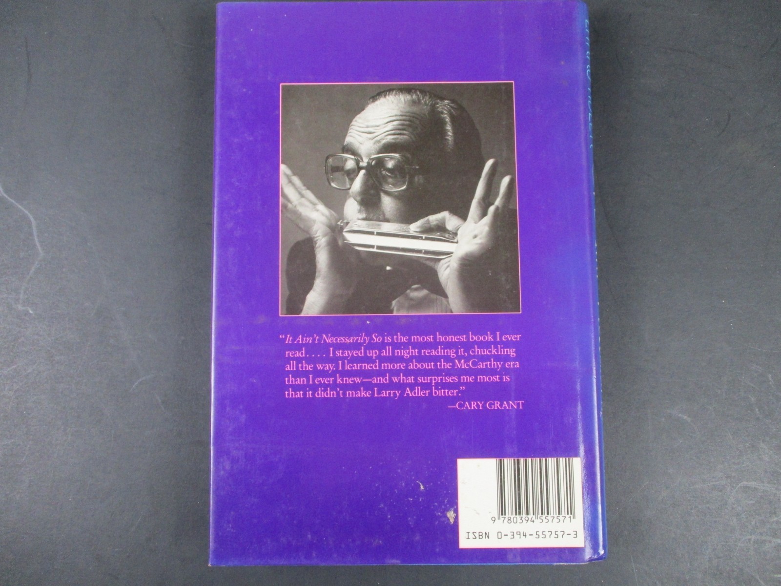 It Ain’t Necessarily So : An Autobiography by Larry Adler (1987, Hardcover)