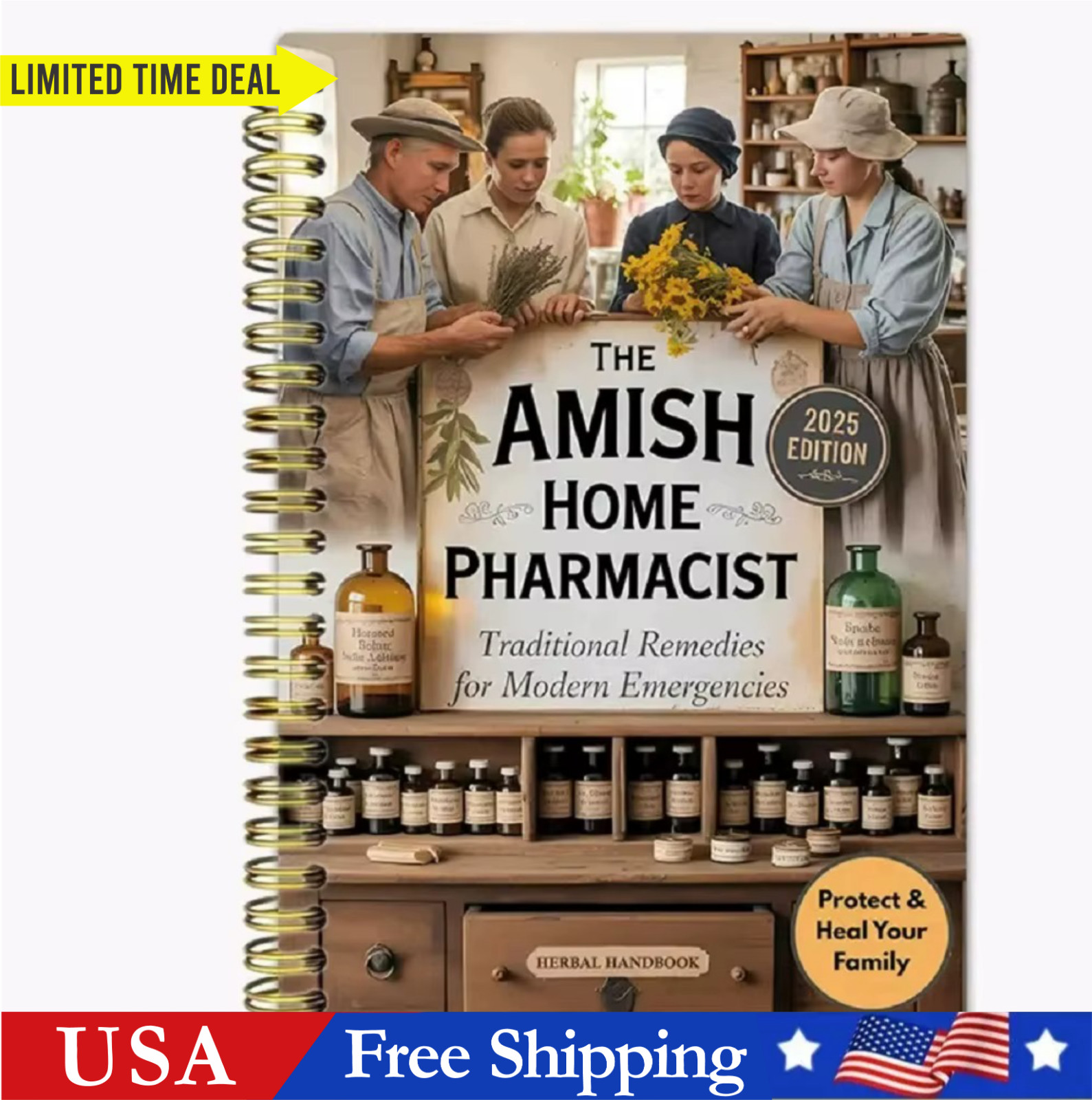 The Complete Amish Apothecary Book: Simple Ways to Use Herbal and Home US