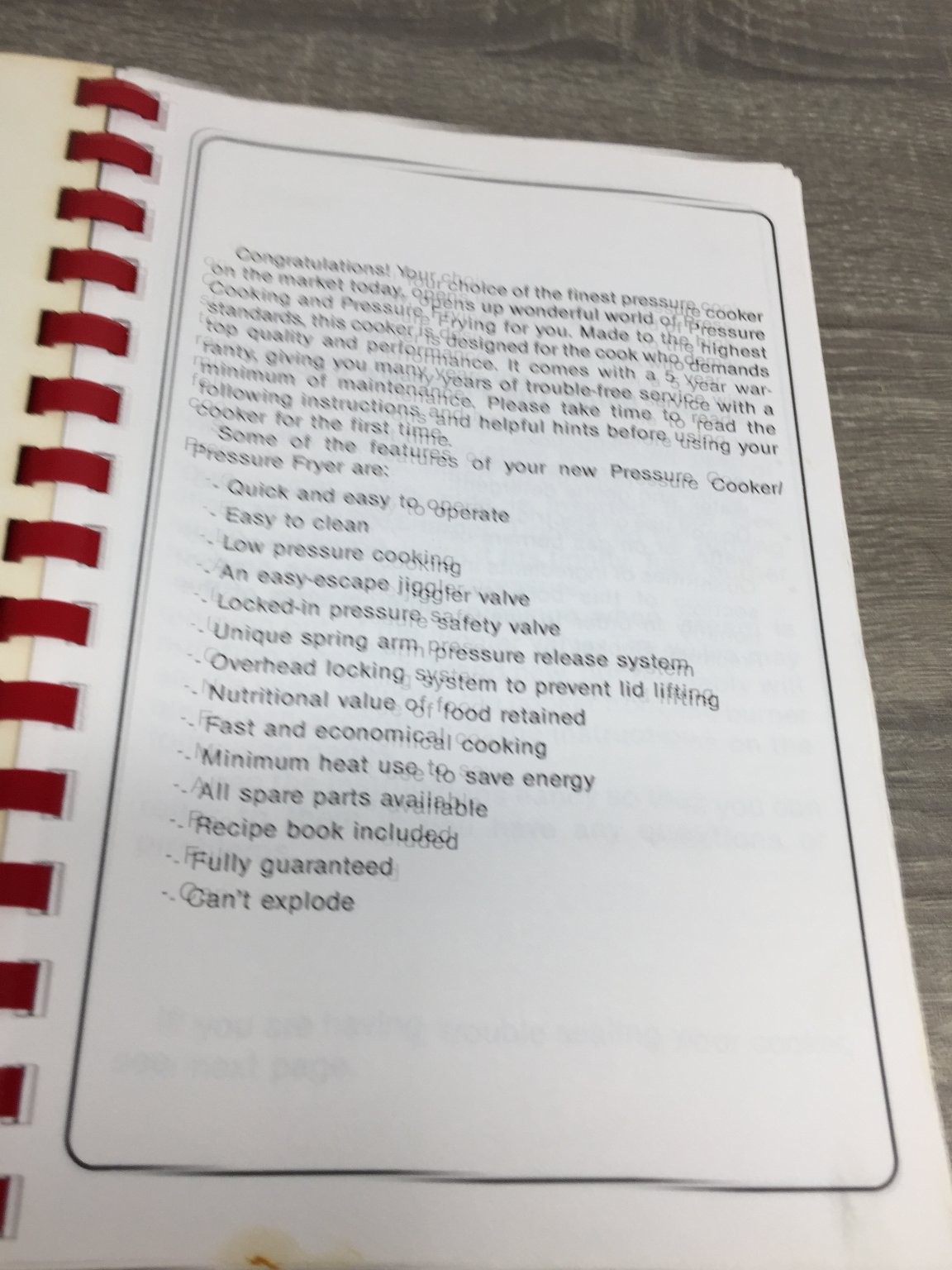 Pressure Magic Cooking in a Supercooker Morris Press Fundraising Cookbook