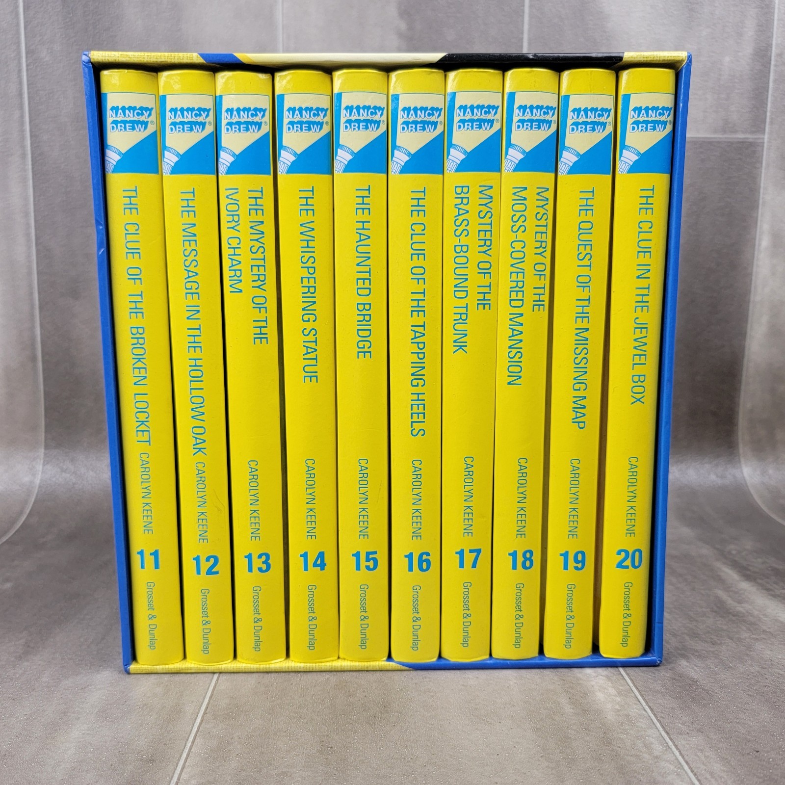 Nancy Drew Set – Books 11-20 Volumes Box Set Bundle Lot Hardcovers Illustrated