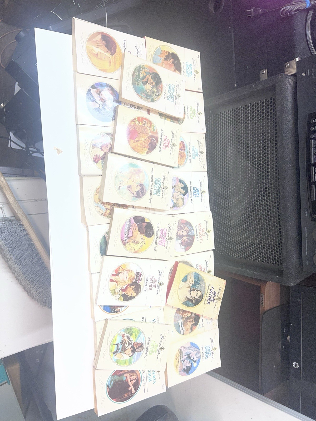Vintage Harlequin Presents Romance Novel Lot Of 23 Books from the 1970s-1980s