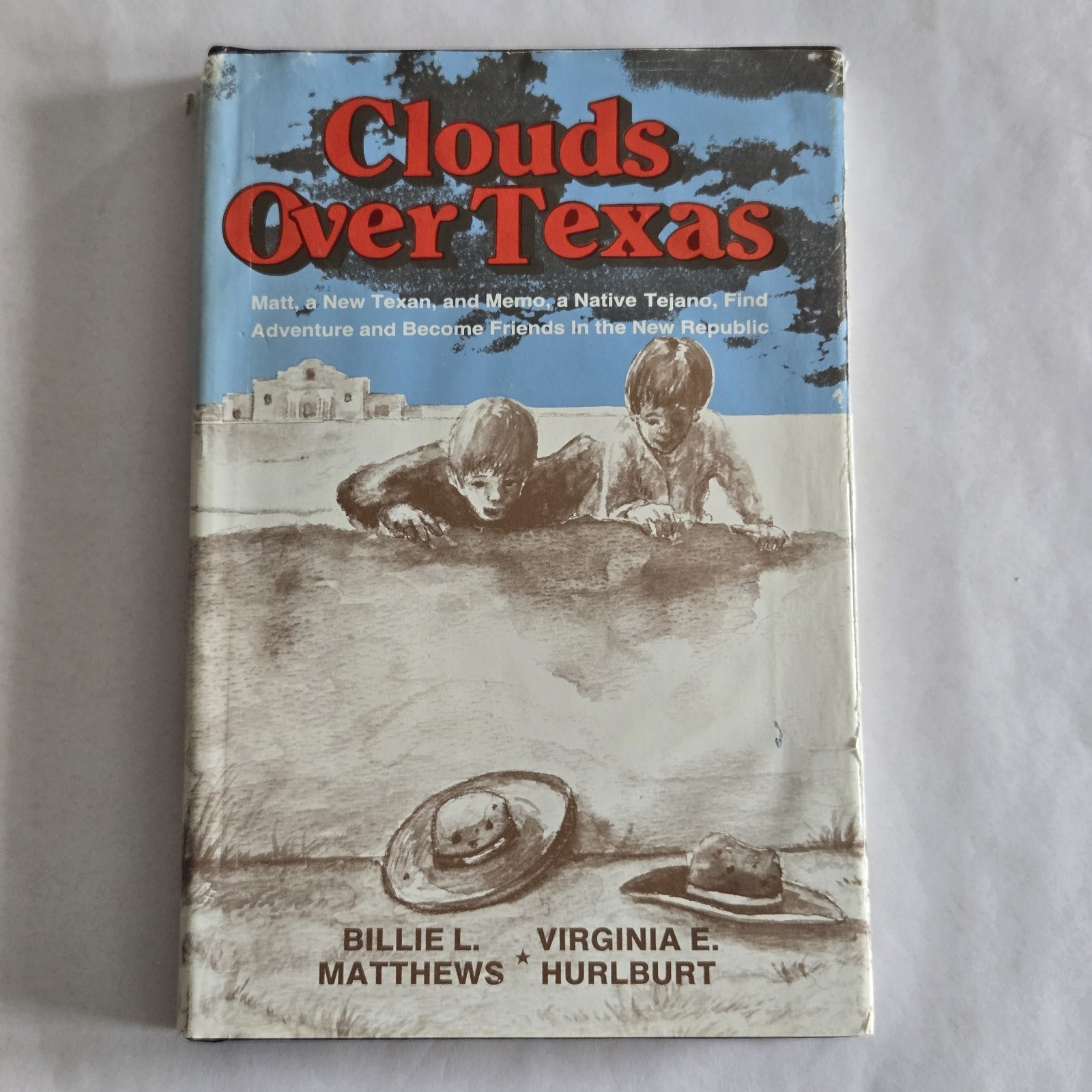SIGNED 1st Ed 1986 Clouds Over Texas – Billie Pipkin Matthews – Eakin Press