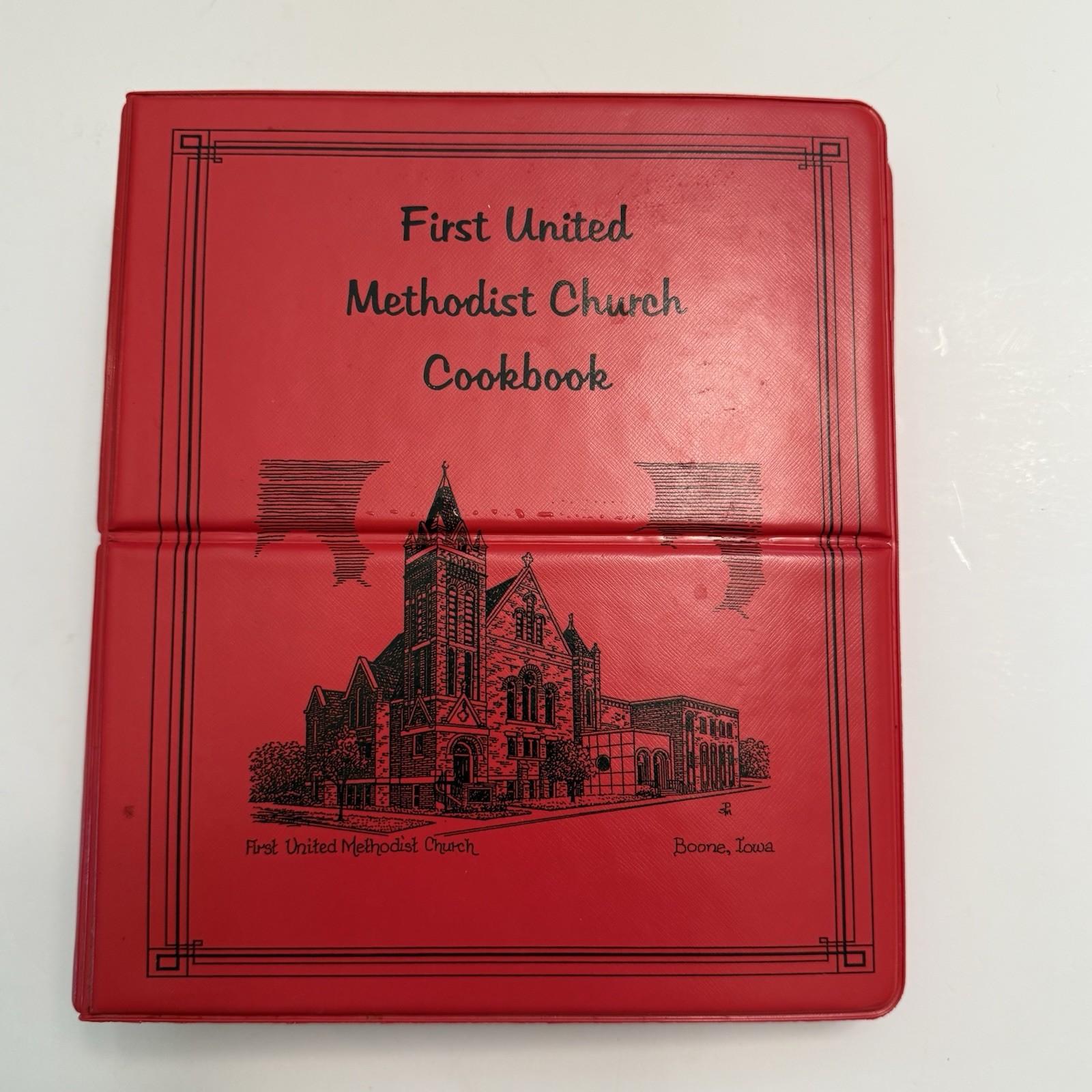 First United Methodist Church Cookbook 2003 Boone Iowa 3 Ring Binder Recipes VTG