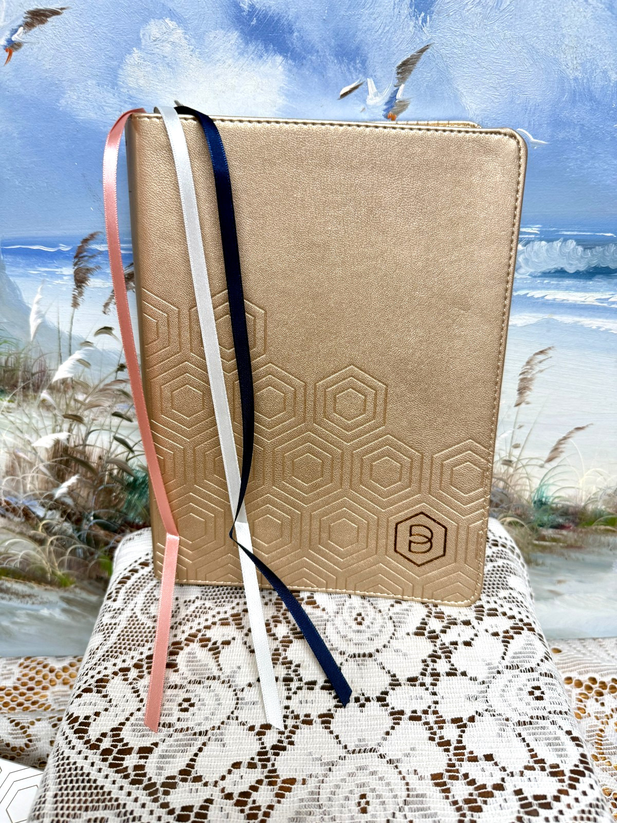 One Step Closer Bible ~ By Cameron Bure ~ Leather-Like Cover ~ Gold ~ New w/Box