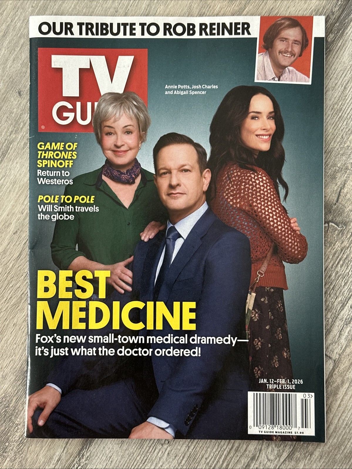 TV Guide Magazine January 12 Th – Feb 1 St 2026 ROB REINER Tribute