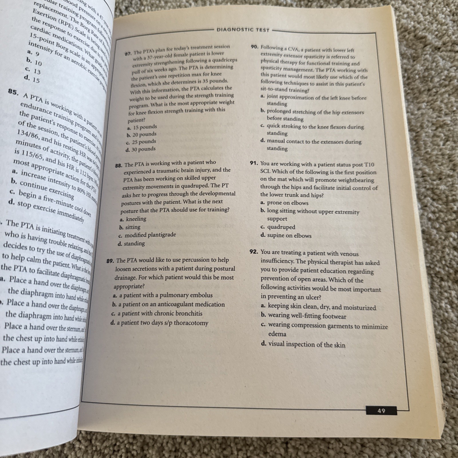 Physical Therapist Assistant Exam Paperback LearningExpress Staff