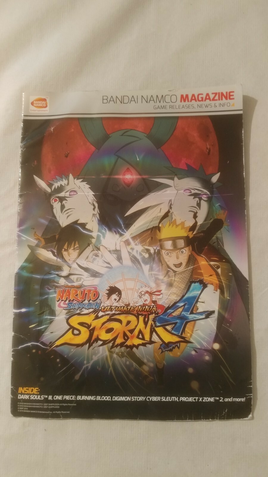 Bandai Namco Magazine -Naruto Shippuden Ultimate Ninja Storm 4 – 2016