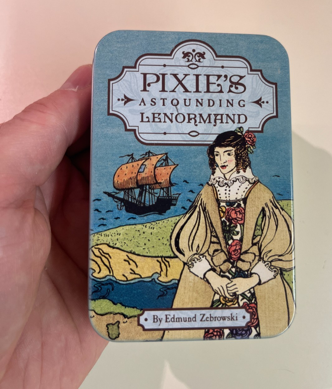 Pixie’s Astounding Lenormand 36-Card Deck Guidebook, Edmund Zebrowski in Tin Box