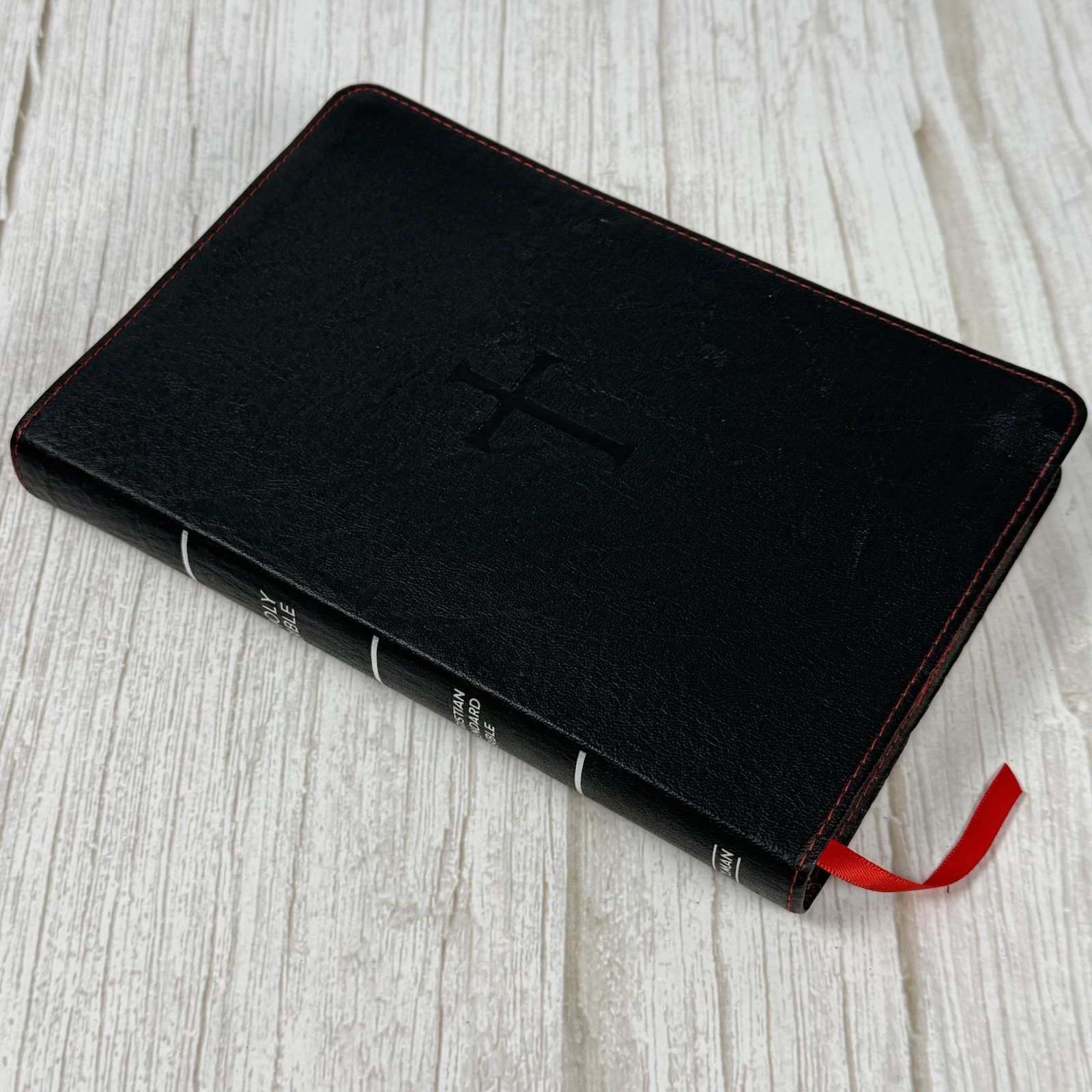 Holman Christian Standard UltraThin Reference Bible Black LeatherTouch