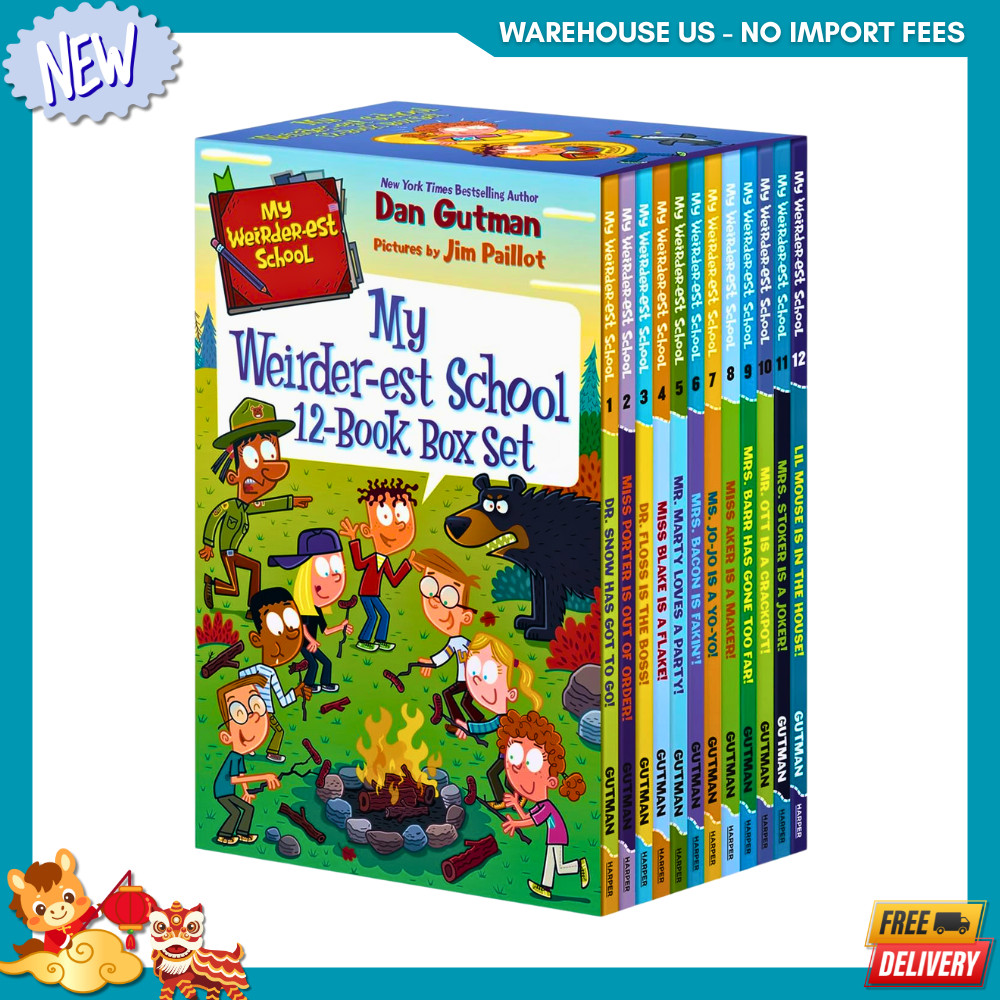 NEW My Weirder-est School 12-Book Box Set, 9780063434059, FREESHIP