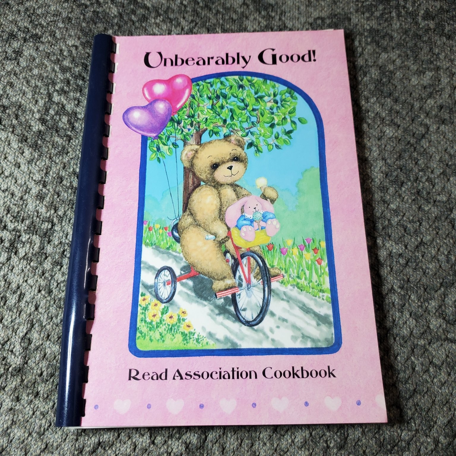 Unbearably Good! Read Association Cookbook 1997 Community Recipes Morris Press