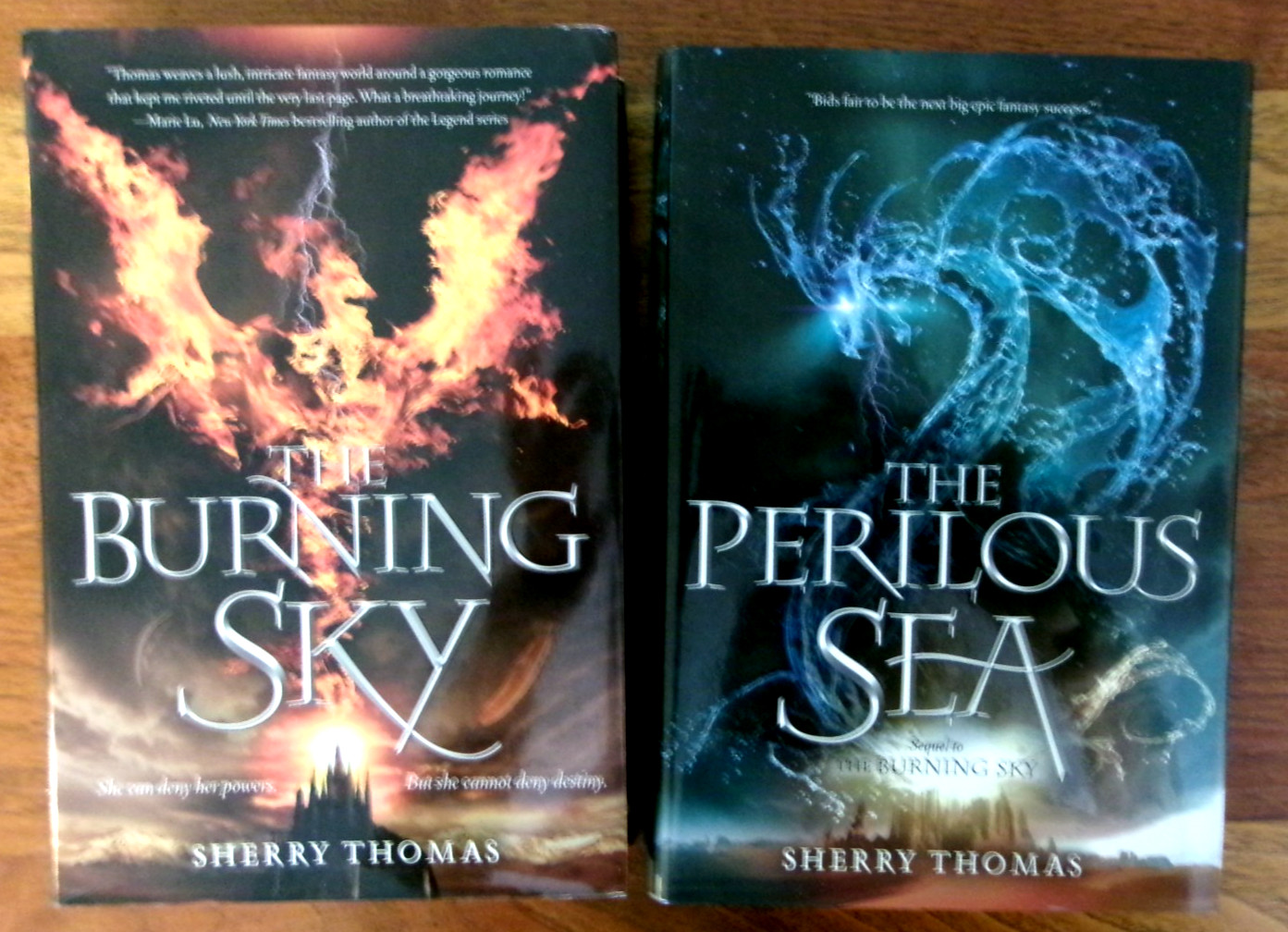 The Burning Sky Series – Books 1 and2 by Sherry Thomas HB- 1st Editions – Mint