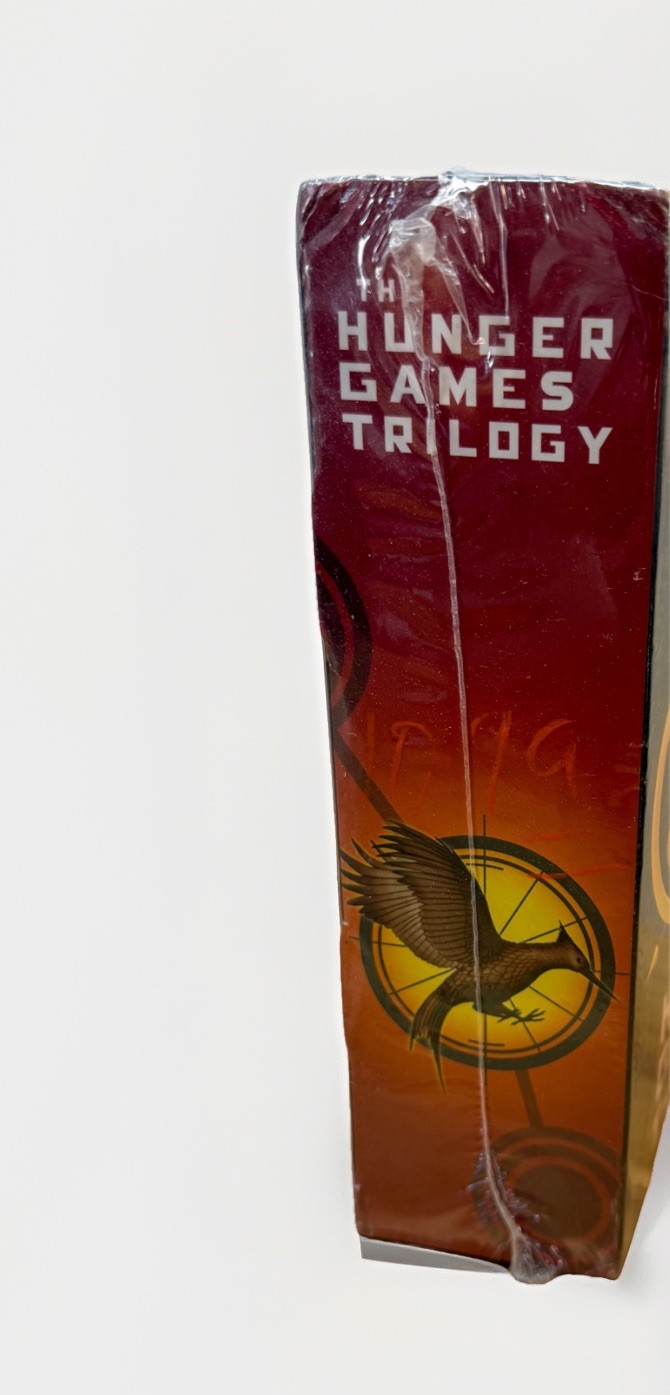 Hunger Games Trilogy Box Set By Suzanne Collins |Scholastic Edition & Bookmark