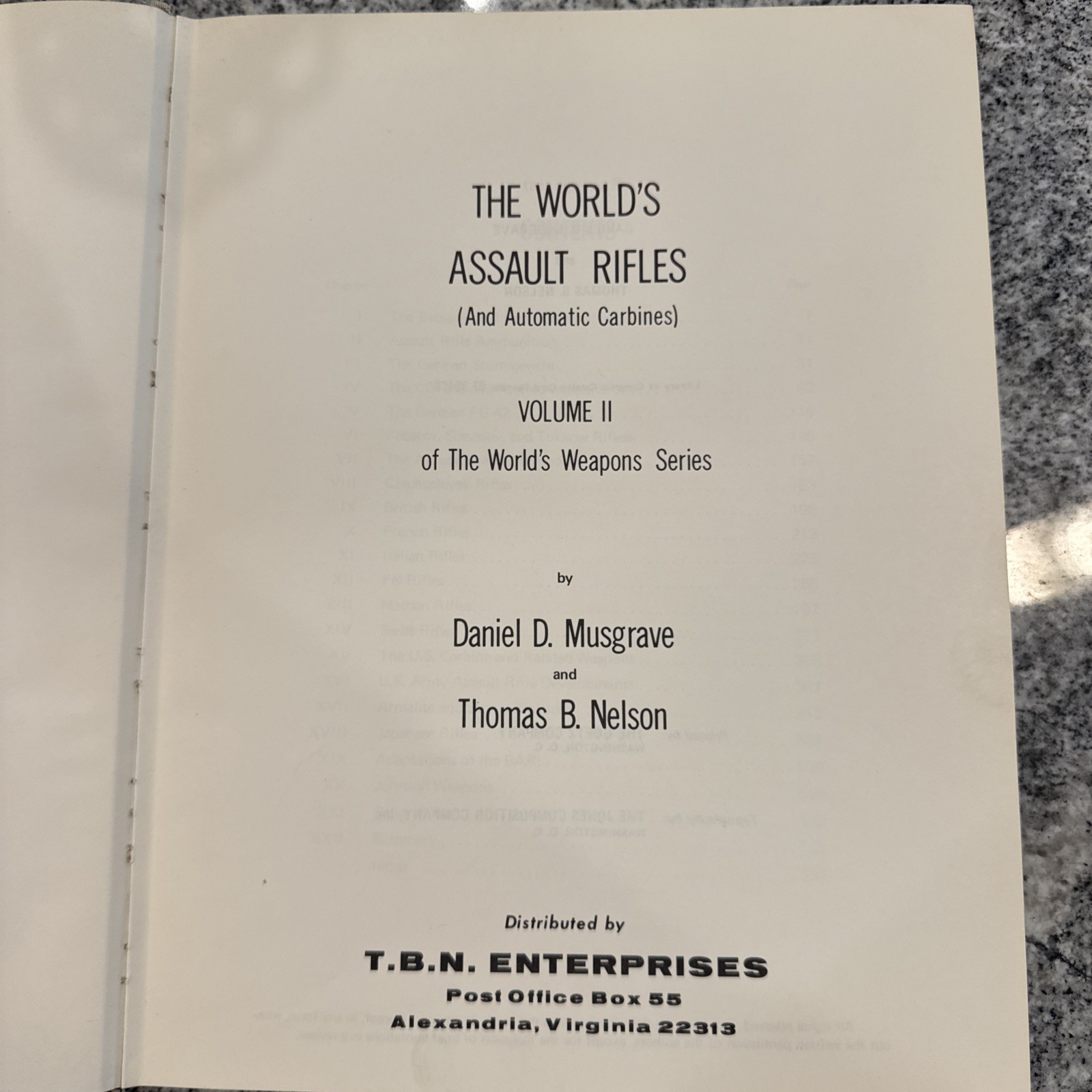 The World’s Assault Rifles & Automatic Carbines, Vol 2.