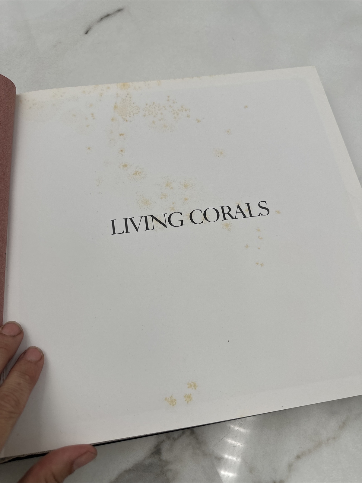 Living Corals Hardback Book CoffeeTable Faulkner, Douglas and Richard Cheshner