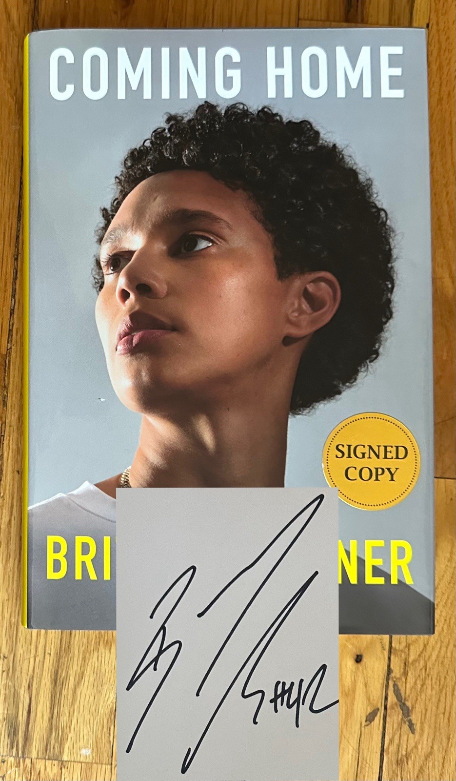 SIGNED Brittney Griner Coming Home 2024 1st Edition / 1st Printing Hardcover NEW