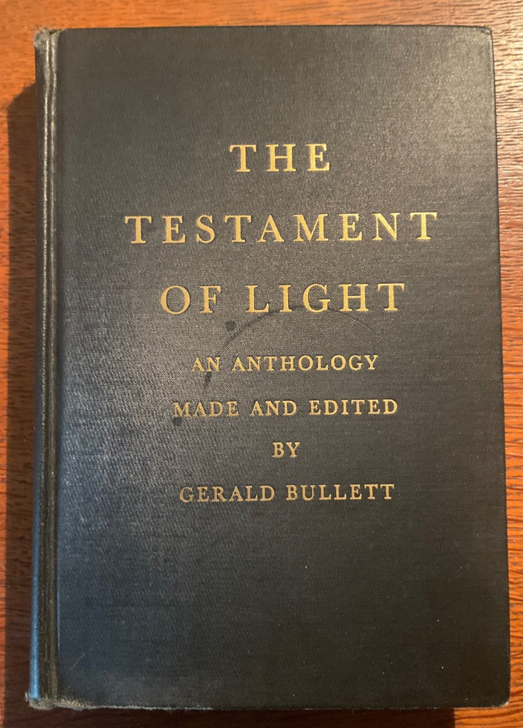 The Testament of Light by Gerald Bullett – First US Edition 1933