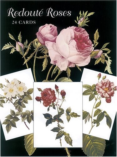 REDOUTE ROSES POSTCARDS IN FULL COLOR: 24 READY-TO-MAIL By Pierre-joseph Redoute