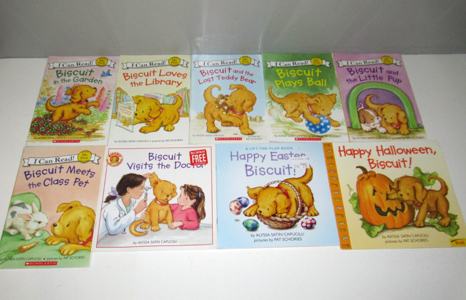 Lot of 18 Biscuit the puppy books by Alyssa Satin Capucilli & Pat Schories