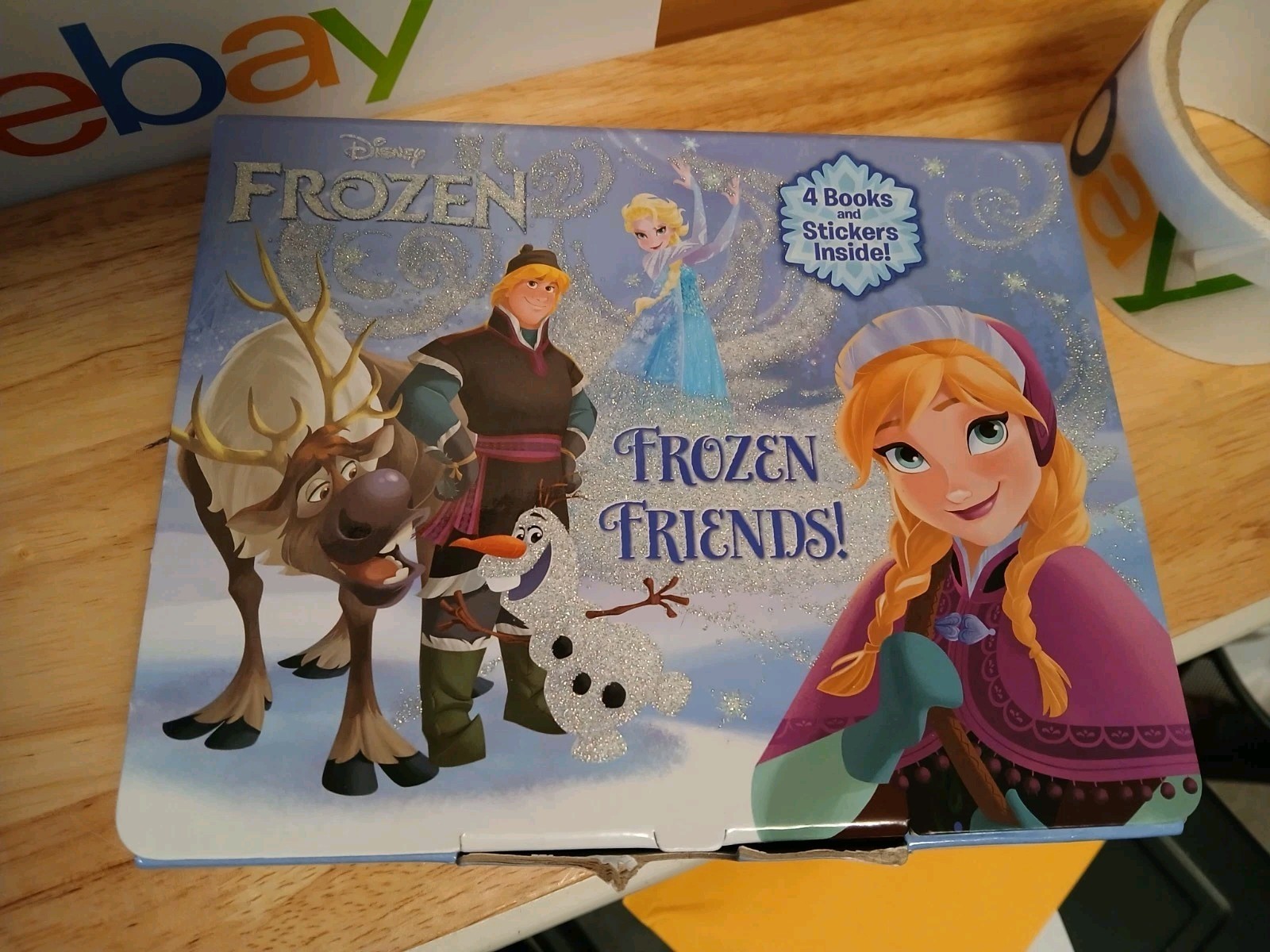 Lot Of 4 Disney’s Frozen Board Books Random House Kids set in box Olaf Anna Elsa