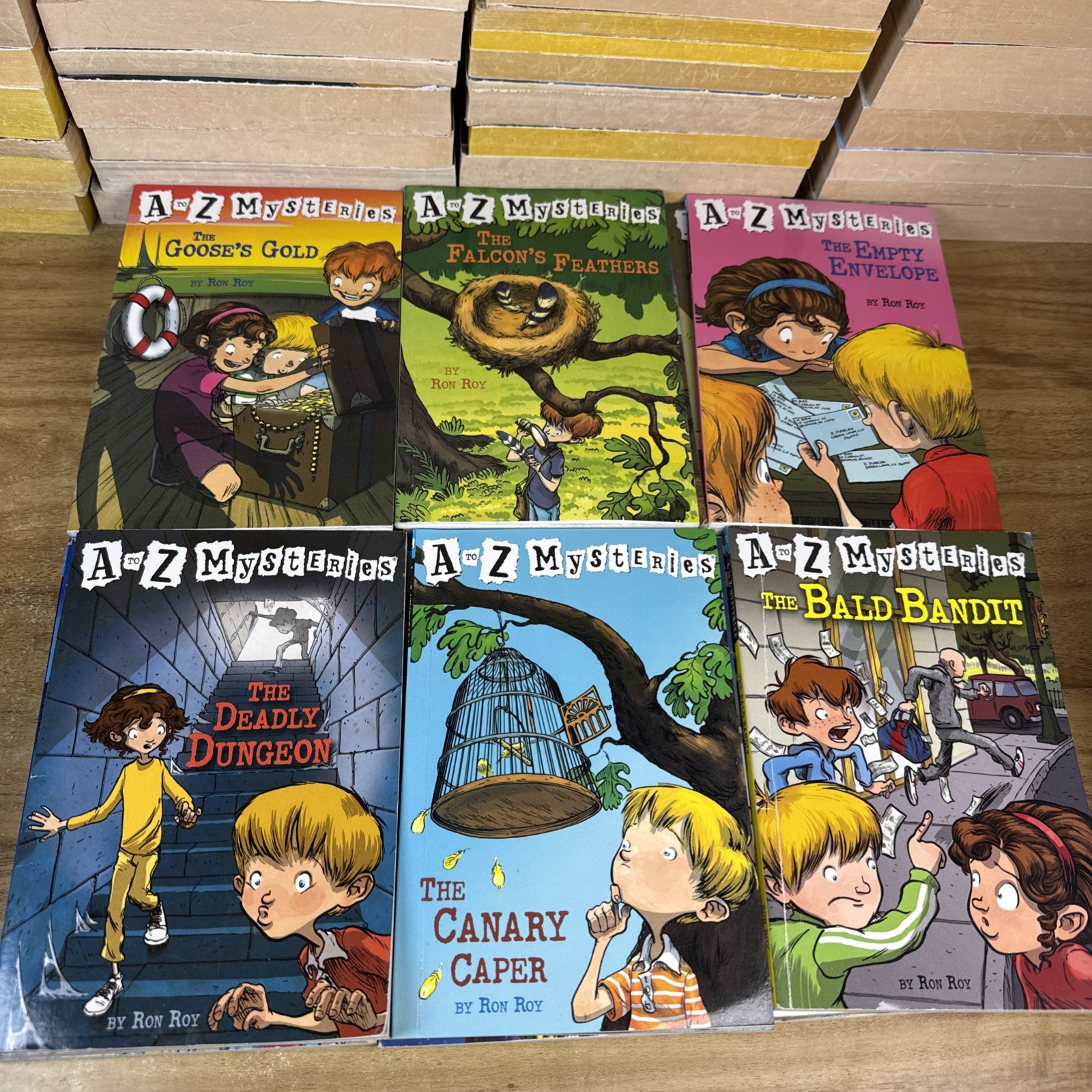 LOT OF 25 A TO Z MYSTERIES CHAPTER BOOKS Mixed Lot AGES 6-9 Paperback
