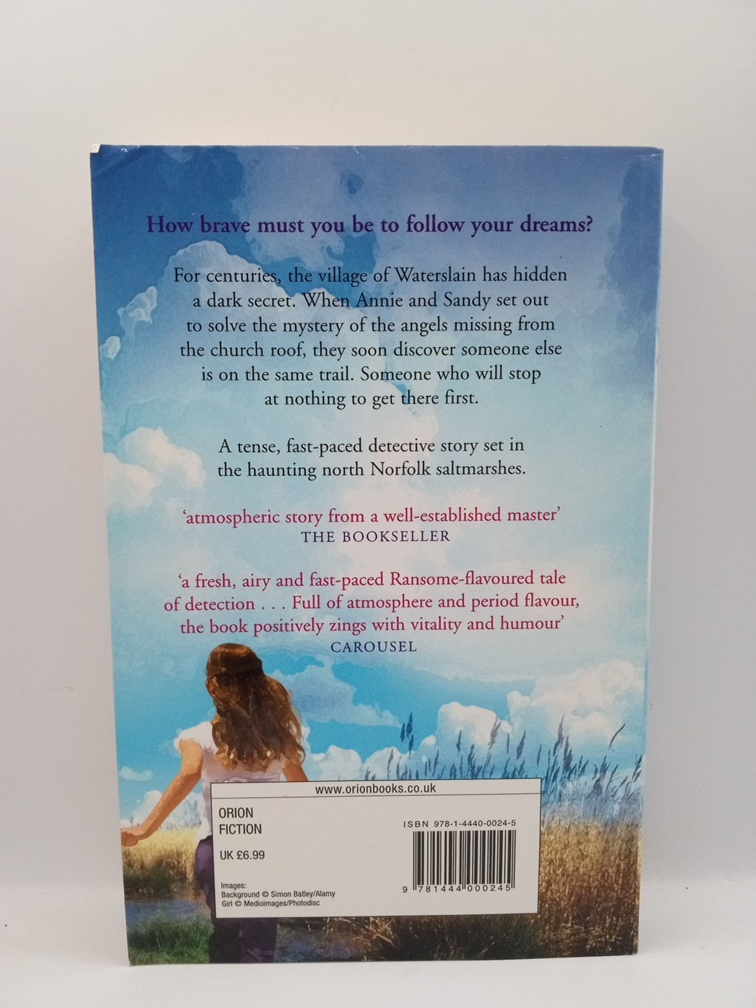 Signed Waterslain Angels By Kevin Crossley-Holland Fantasy Mystery Novel Book