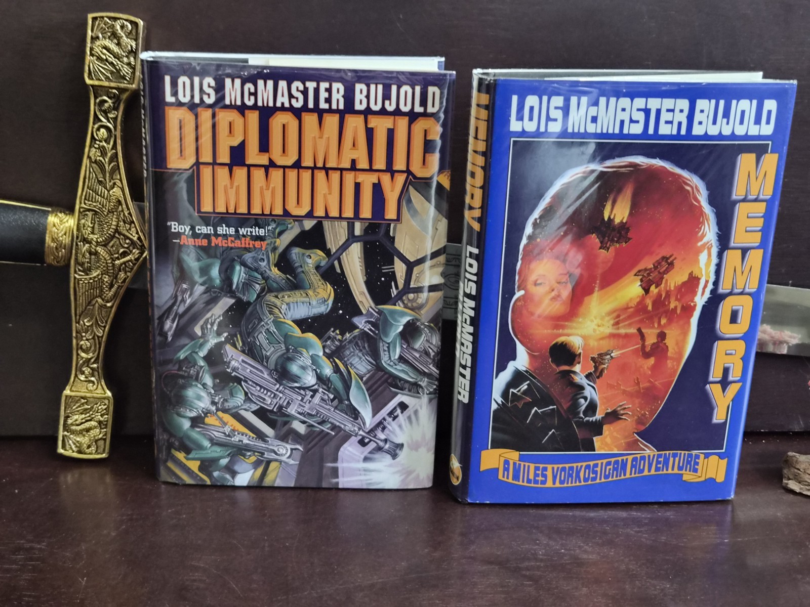 ​​​Lois McMaster Bujold VORKOSIGAN SAGA 4-Book Set 1996-2002 Miles BCE HCDJ VG+