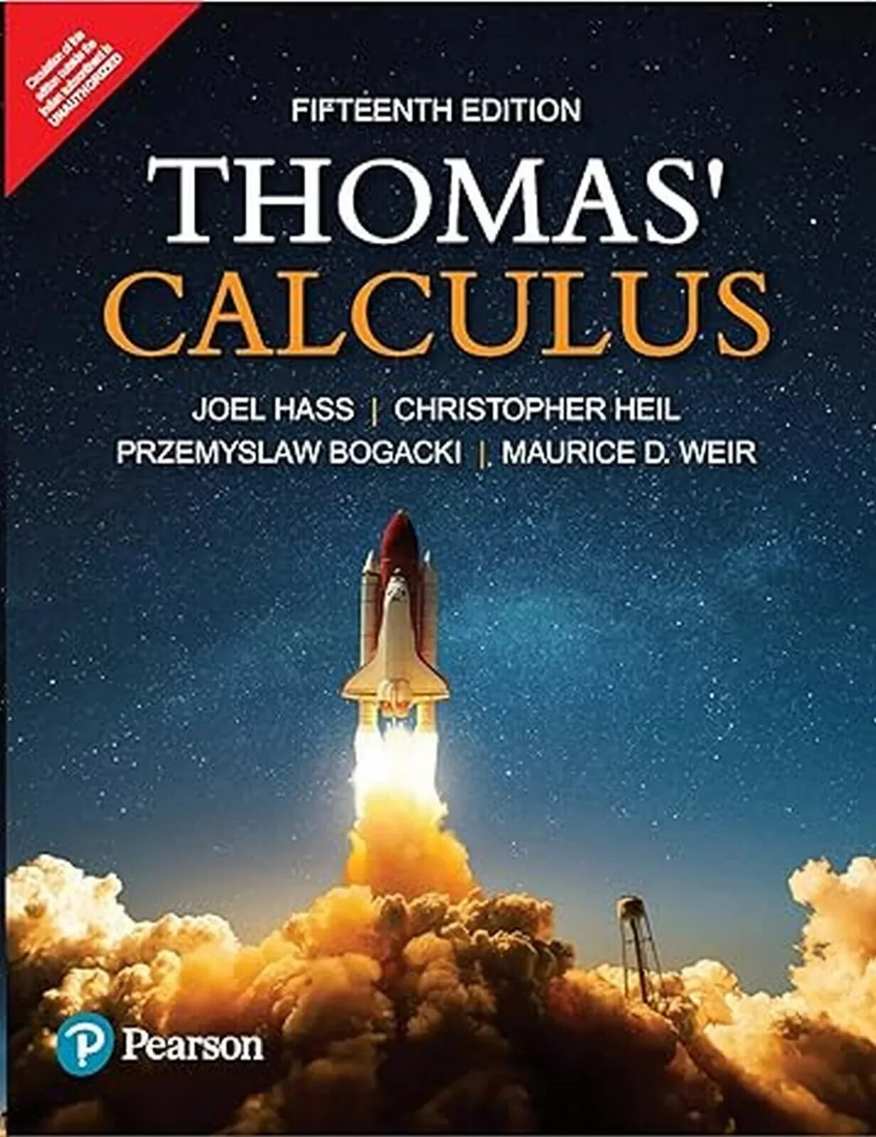 Thomas’ Calculus by Maurice D. Weir 15TH INTL ED ‘Free Ship from USA