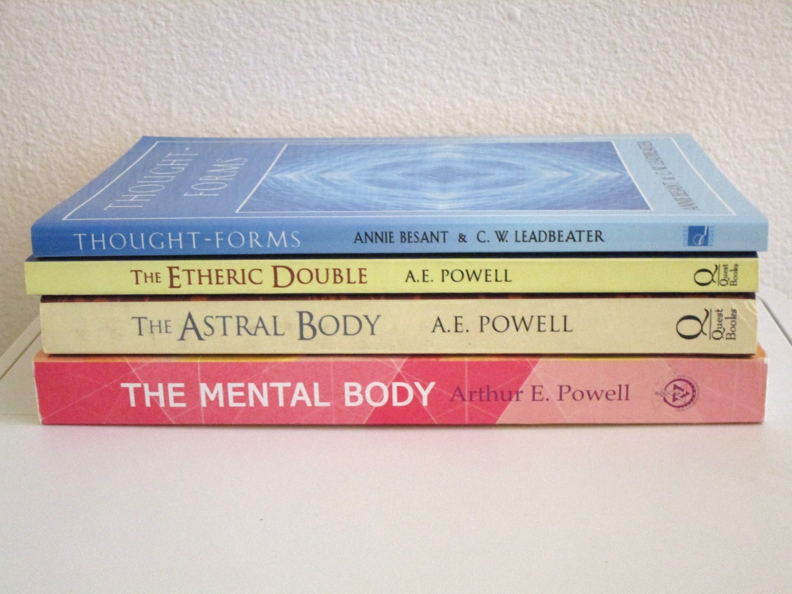 4 Books: The Mental Body, The Astral Body, The Etheric Double, and Thought Forms