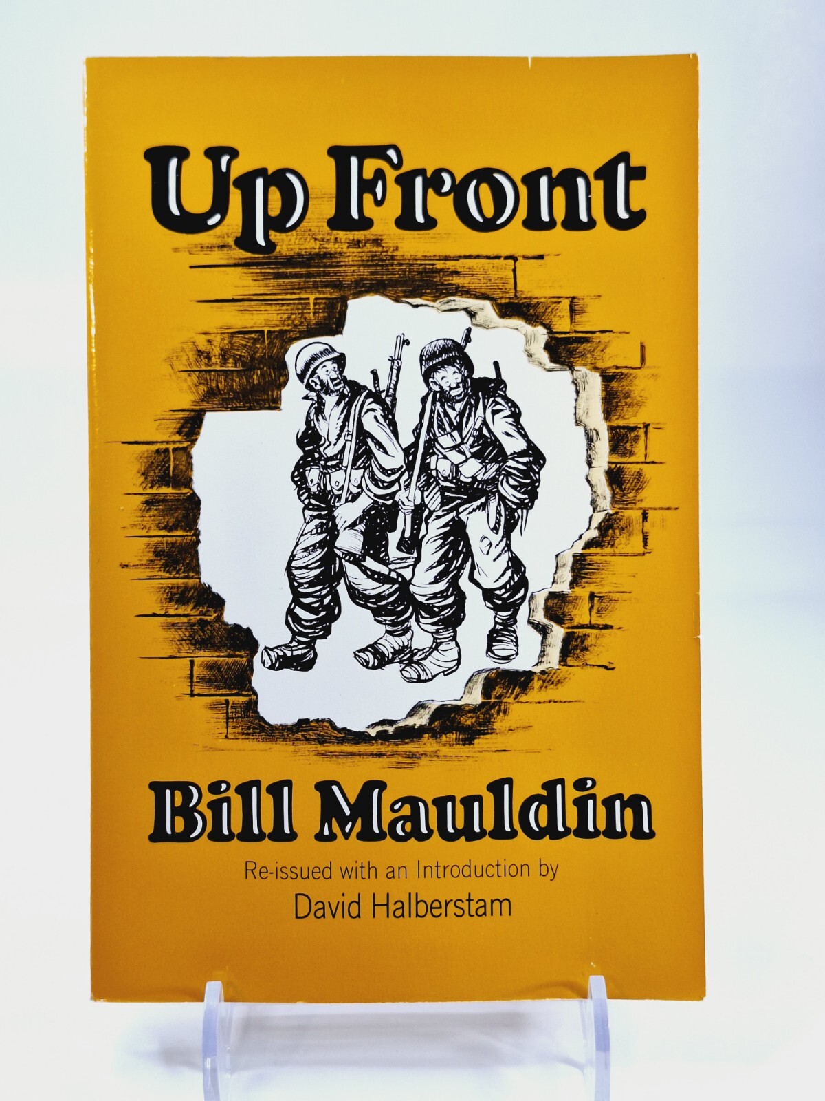 Rare! UP FRONT by Bill Mauldin 1968 Paper Back Book Vintage Book