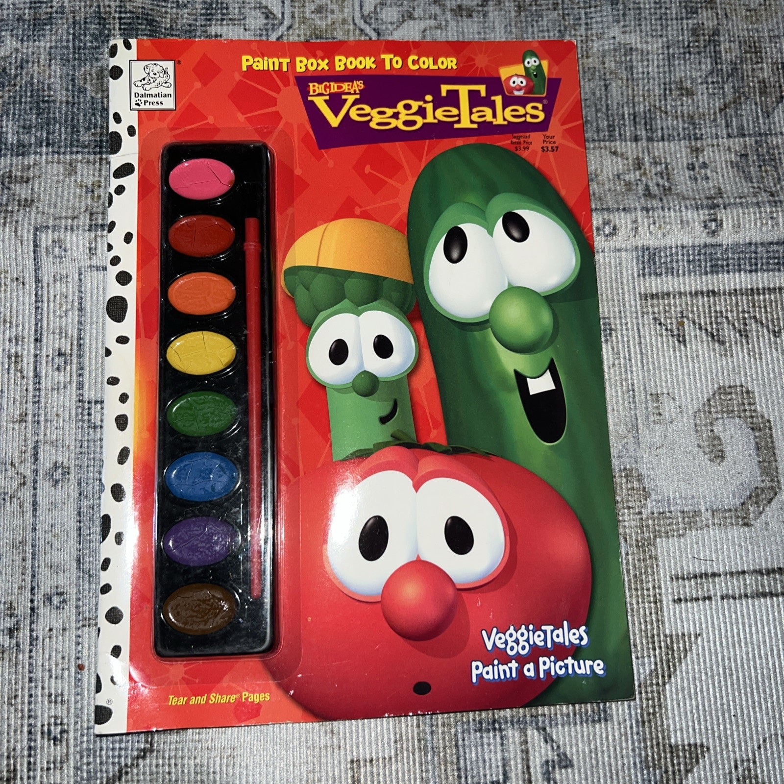 PAINT BOX BOOK TO COLOR (BIG IDEA’S VEGGIE TALES SERIES) By Dalmatian Press