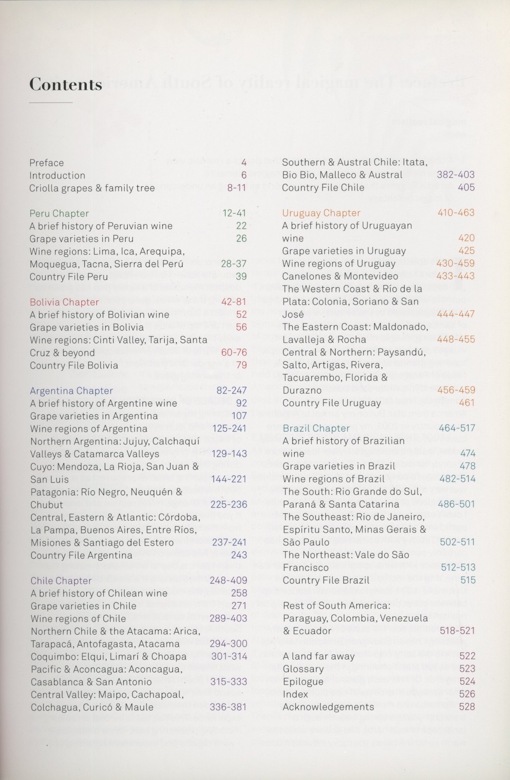 SOUTH AMERICA WINE GUIDE Argentina Chile Uruguay Brazil Bolivia Wine Regions